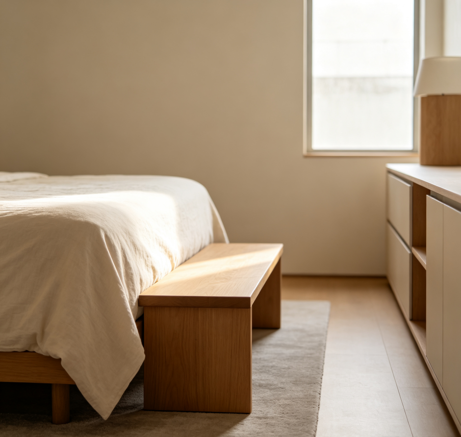 Space at Foot of Bed