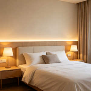 Bed Headboard Feature
