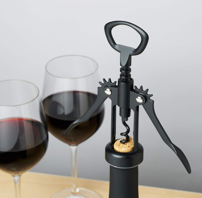 Wing Corkscrew Wine Opener with Bottle Opener for Beer, Soda and Wine Bottles