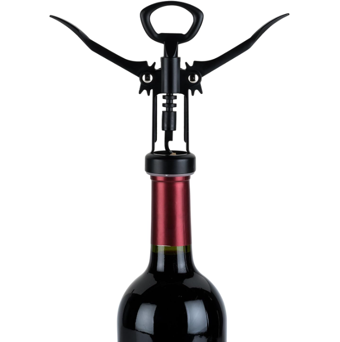Wing Corkscrew Wine Opener with Bottle Opener for Beer, Soda and Wine Bottles - Image 2