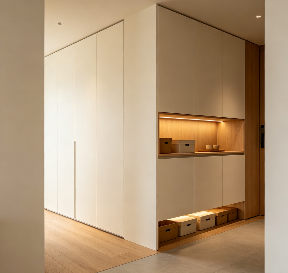 Concealed Storage Cabinetry