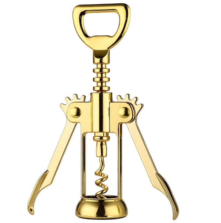 Wing Corkscrew Wine Opener and Beer Bottle Opener, Multifunction Manual Cork Remover - Image 2