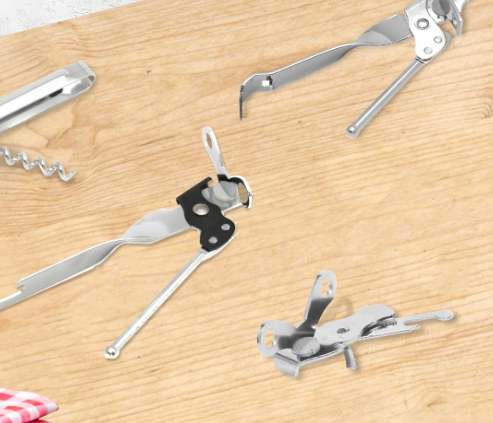 Manual Can Opener with Durable Metal Construction and Easy Turn Handle for Home Kitchen and Daily Use