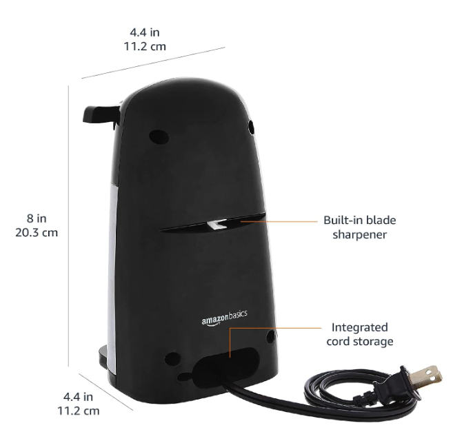 3-in-1 Electric Can Opener with Bottle Opener and Knife Sharpening Function, Automatic Kitchen Tool - Image 2