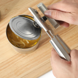 Heavy Duty Stainless Steel Multifunction Can Opener with Bottle Opener for Home Kitchen Use