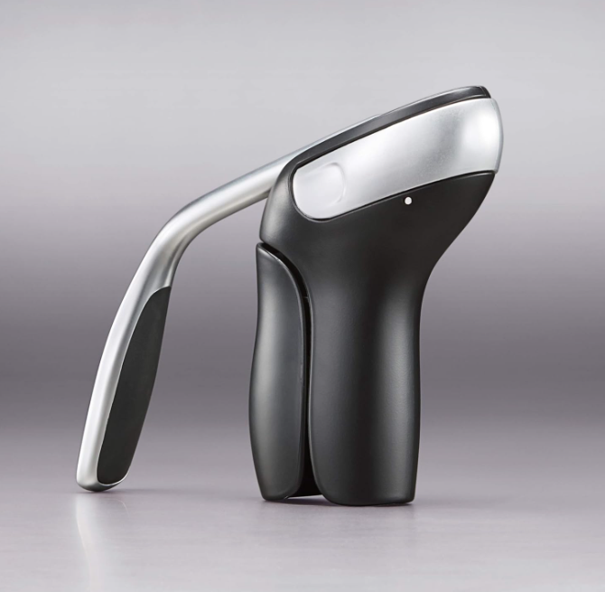 Vertical Lever Corkscrew Wine Opener with Removable Foil Cutter, Manual Bottle Opener - Image 2