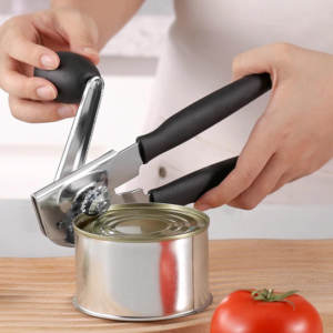 Heavy Duty Manual Can Opener with Smooth Edge Cutting, Magnetic Lid Lifter and Comfortable Long Handle