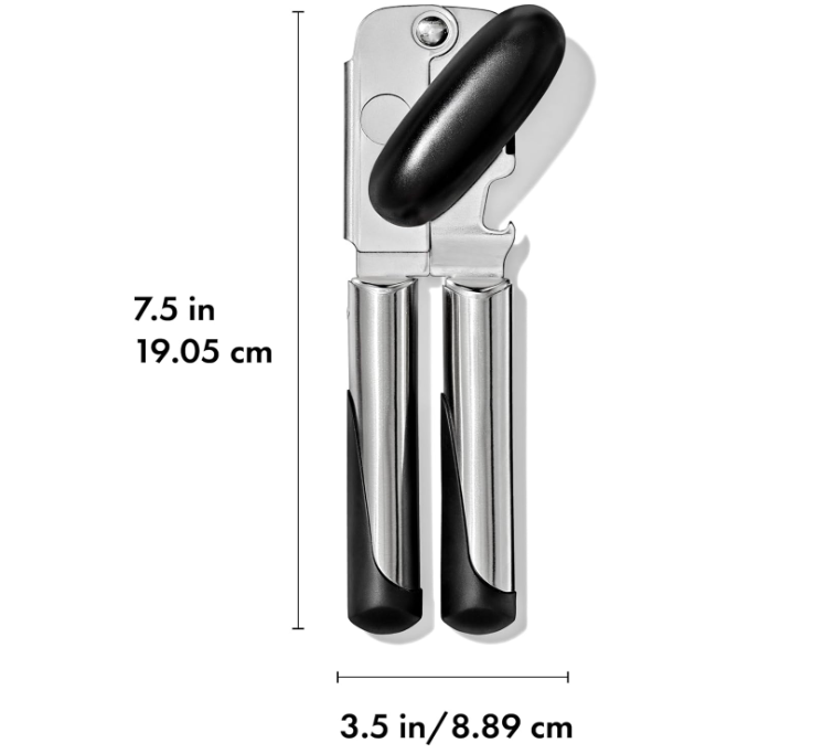Stainless Steel Manual Can Opener with Ergonomic Handle for Smooth and Easy Kitchen Opening - Image 2