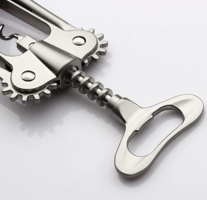 Multifunction Wine Corkscrew and Bottle Opener with Stainless Steel Design for Home Kitchen and Bar Use - Image 2