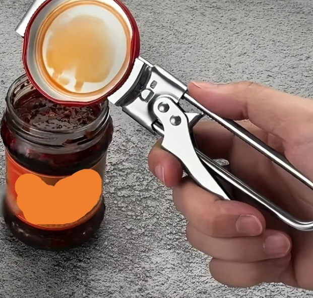 Adjustable Multifunction Bottle and Can Opener with Easy Grip Handle and Durable Stainless Steel Construction - Image 2