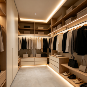 Structured Walk-in Closet